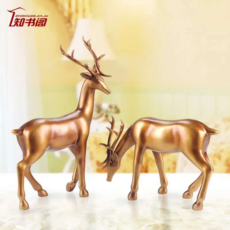 Предметы интерьера Lucky deer переход в открытые подарки украшение для домашней