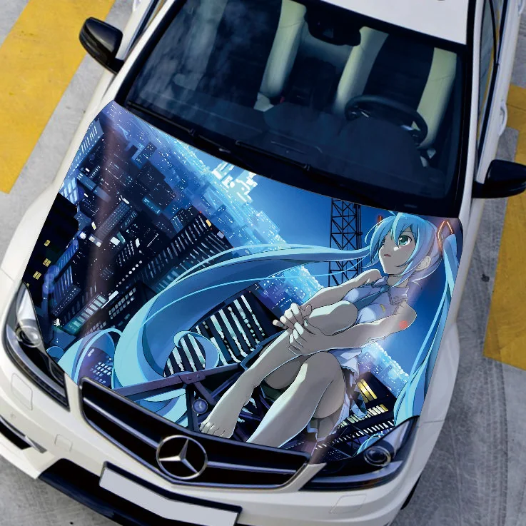 Левая сторона автомобиля наклейки красивые великолепные Сейлор Мун девушки