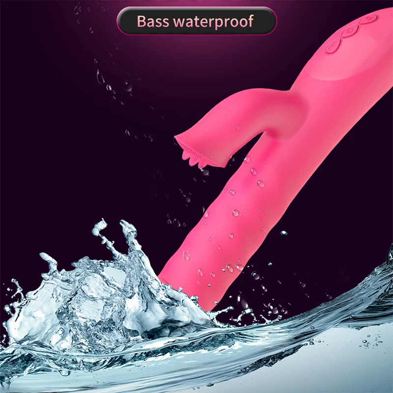 G Spot ligging язык вибратор взрослые игрушки зарядка через USB Телескопический