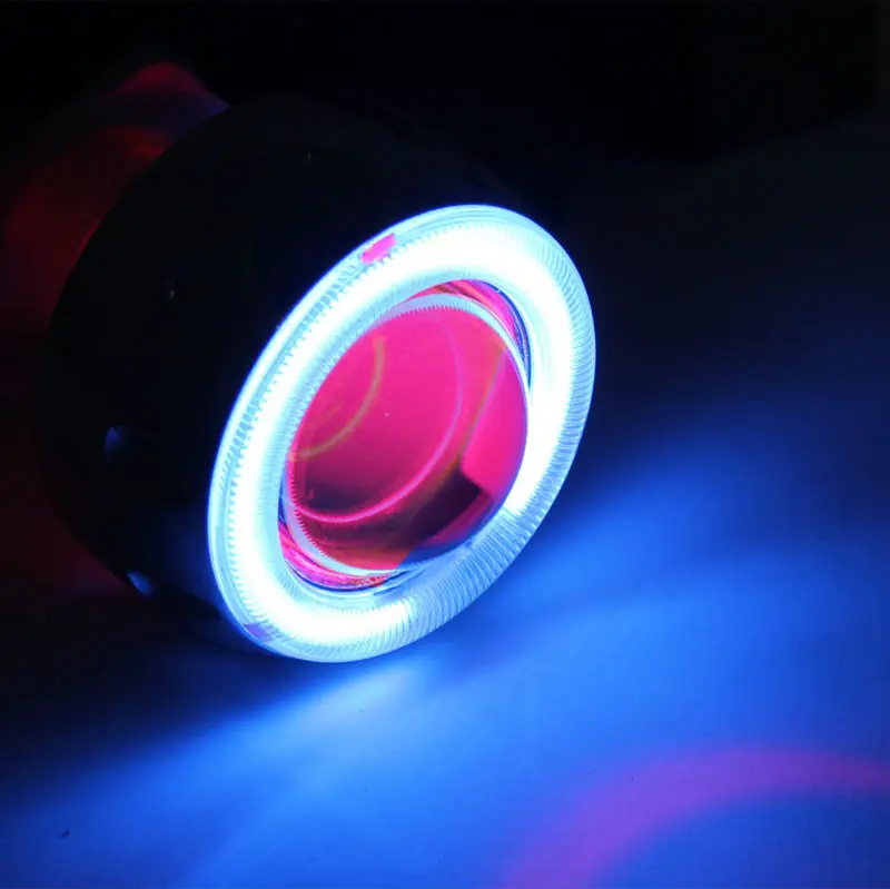 Мотоцикл hid проектор головной светильник s 2013 линзы проектора bi xenon с синим