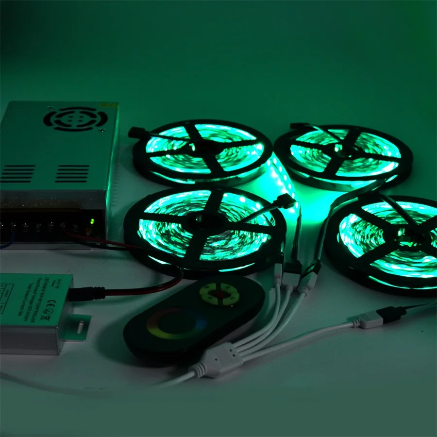 SMD5050 RGB гибкий светодиодный светильник водонепроницаемый/не водонепроницаемый