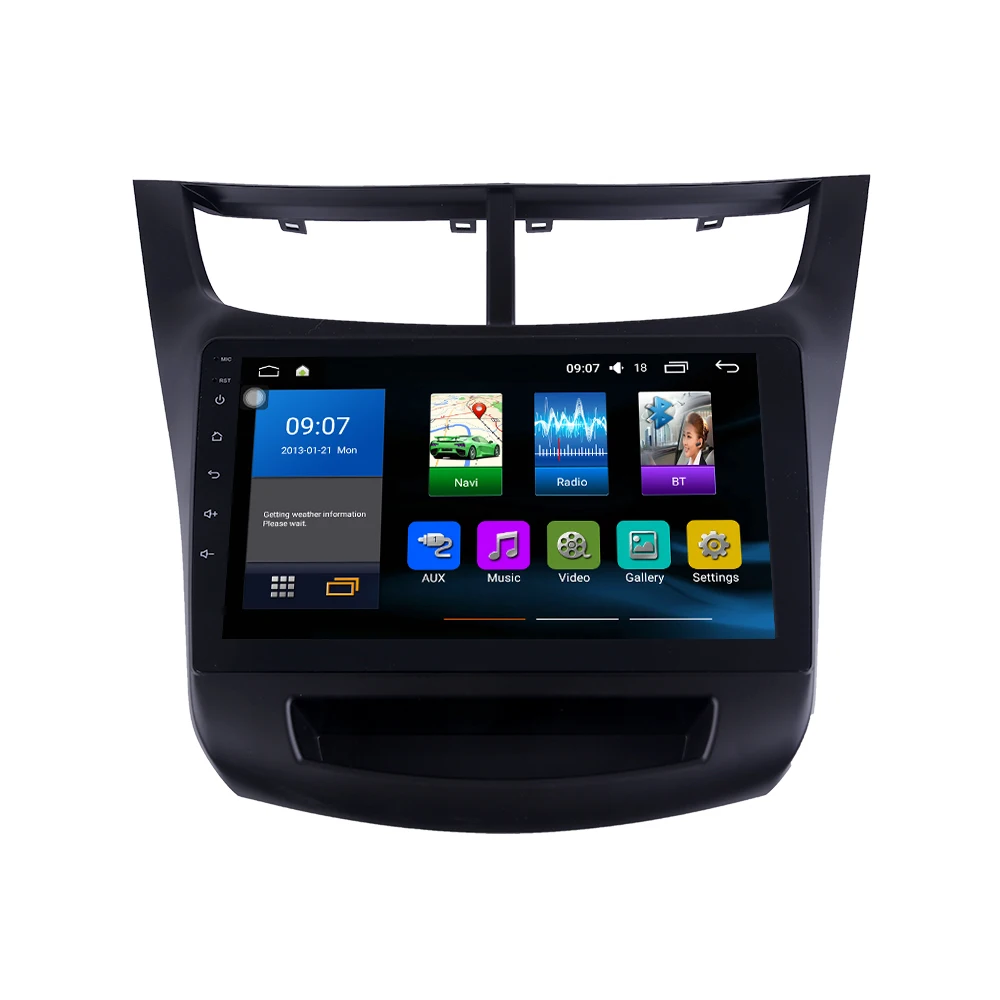 Octa Core 1024*600 Android 10 0 автомобильный DVD GPS навигатор плеер Deckless стерео для Chevrolet SAIL 2015