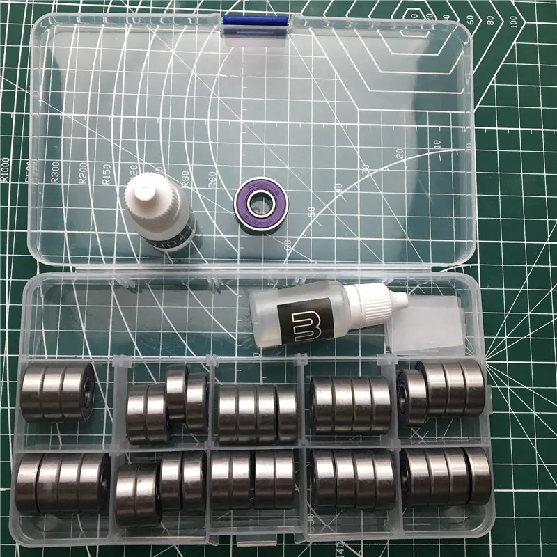 50 шт./лот 608 ZZ 608-2RS ABEC-7 8X22X7 608Z миниатюрный радиальный шарикоподшипник с глубоким