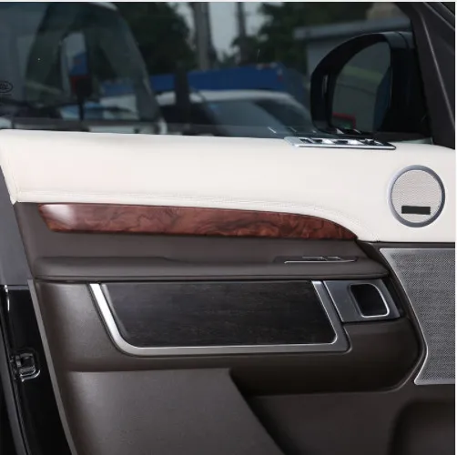 4 шт. розовое дерево ABS для Land Rover Discovery 5 LR5 L462 2017 19 украшение внутренней двери