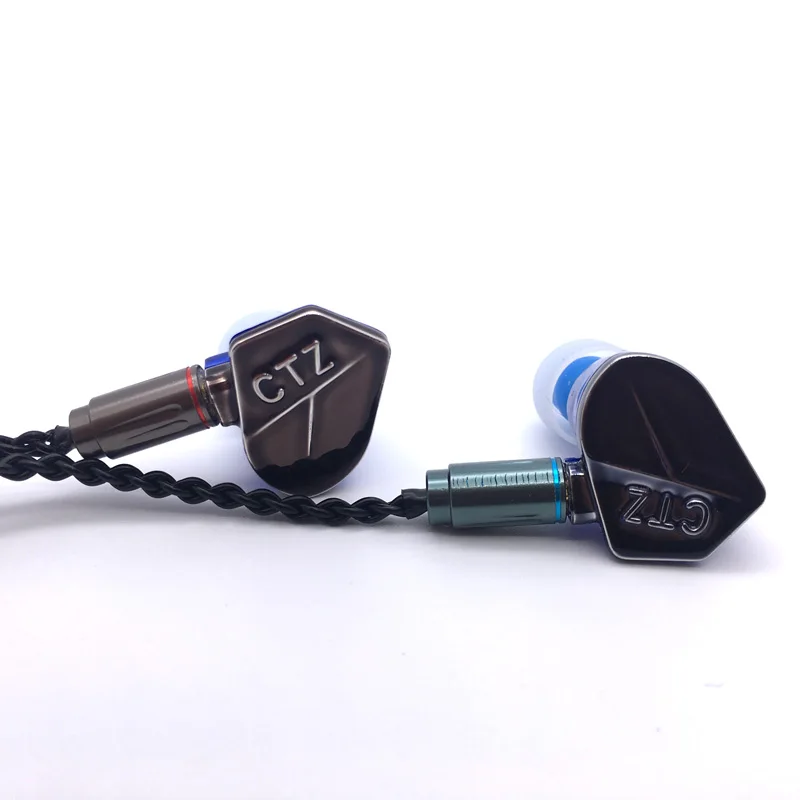 2018 New CTZ Kodo In Ear Earphone Dynamic and Balanced Armature 2 Units Hybrid Driver HIFI MMCX Interface Connector Headphones |