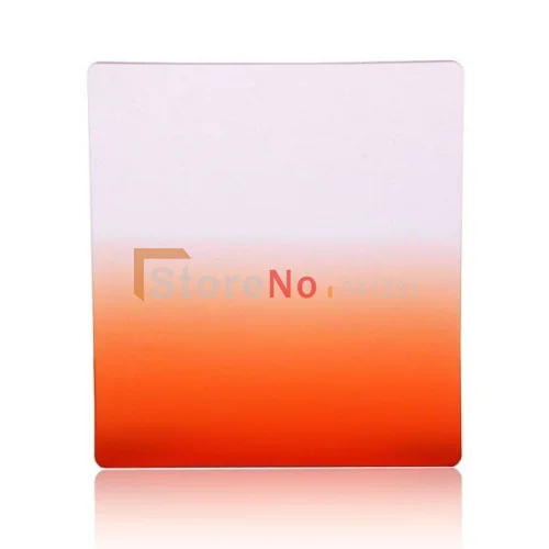 2 шт. градиентный оранжевый квадратный цветной конверсионный фильтр для серии Cokin