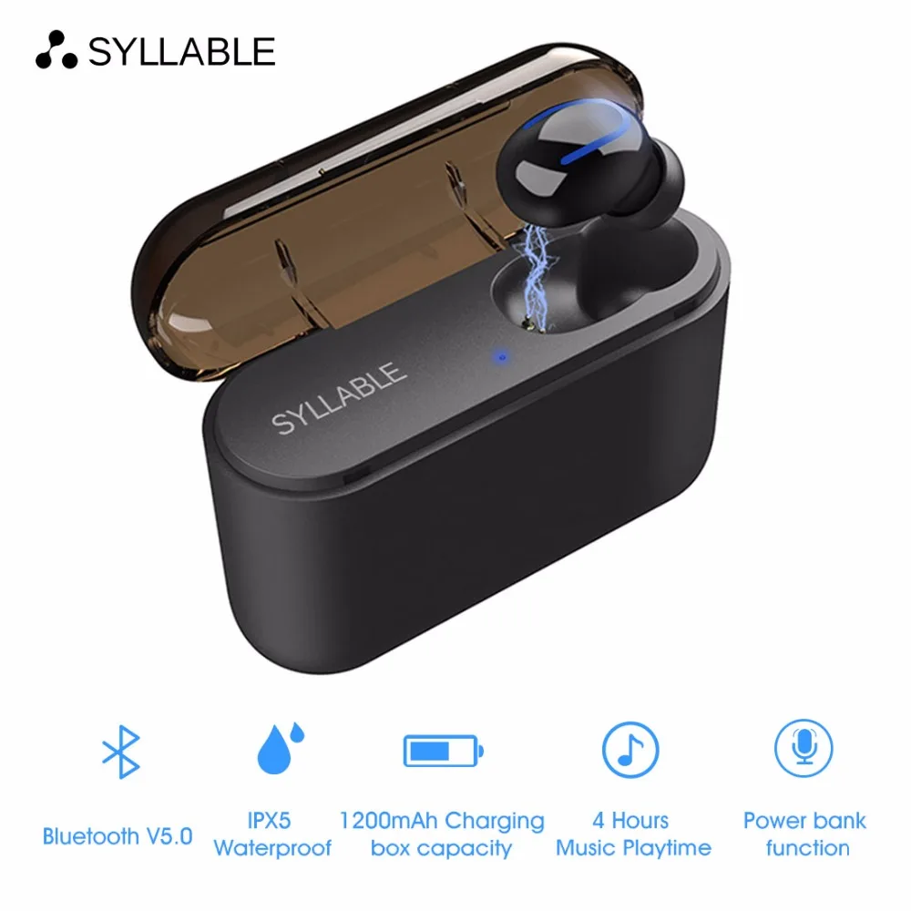 Оригинальные Беспроводные спортивные мини наушники SYLLABLE Q32 Bluetooth V5.0 для Android IOS