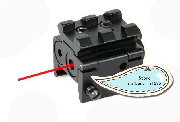 Лазерный прицел с красной точкой и съемной направляющей Пикатинни 5 мВт