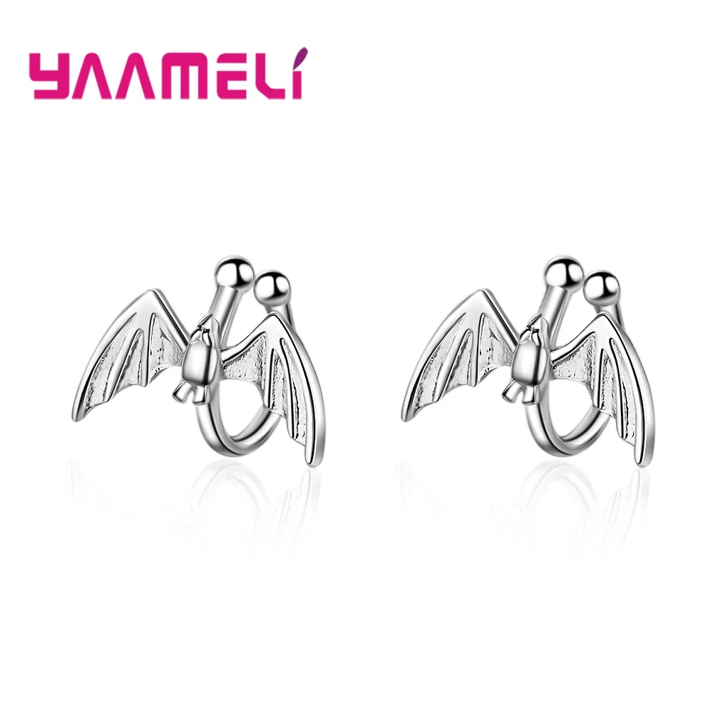New Fashion Women Lovely Design Animal Bat Clips Earrings For Sale Top Quality Factory Price Ear Clip Earrings Big Sale