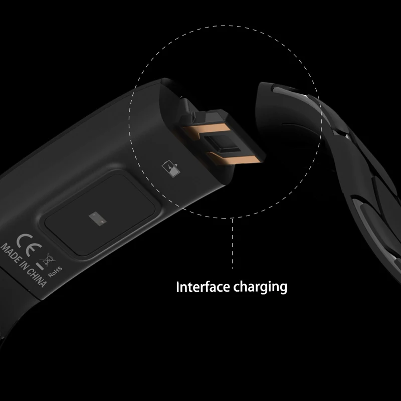 Smart Bracelet Ip67 Waterproof Heart Rate Monitoring Color Screen Sports Wristband Bluetooth Watch For Men Women | Электроника