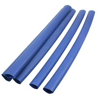 5 pcs 60cm long 39mm dia ratio 41 blue heat shrink shrinkable tubing tubes