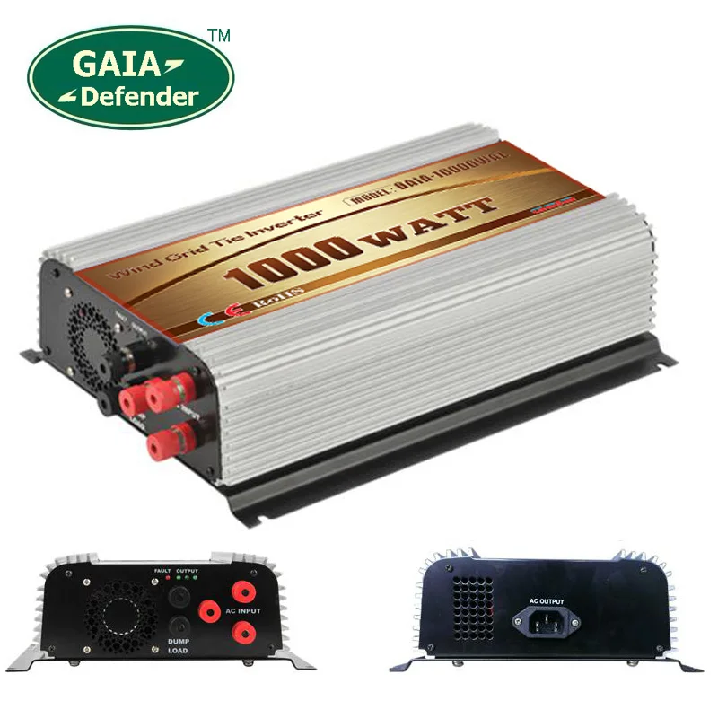 1000 Вт Энергии Ветра Инвертор Связи Решетки с Дамп Контроллер Нагрузки для 48 В (45 90