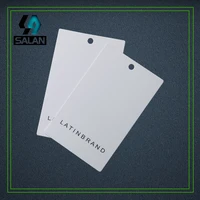 customize 400gsm cardboard paper printed hang tags for clothing product price label luggage swing tag for gift business card