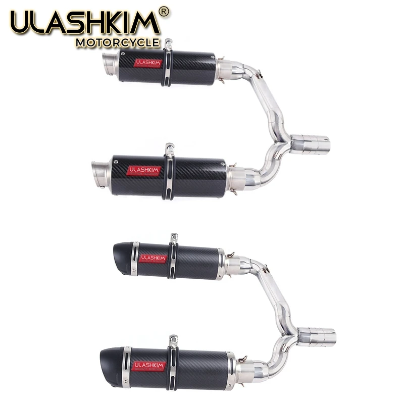 Полный глушитель выхлопной трубы мотоцикла Escape System Slip On для suzuki GSR400 GSR600 BK400 BK600 GSR BK