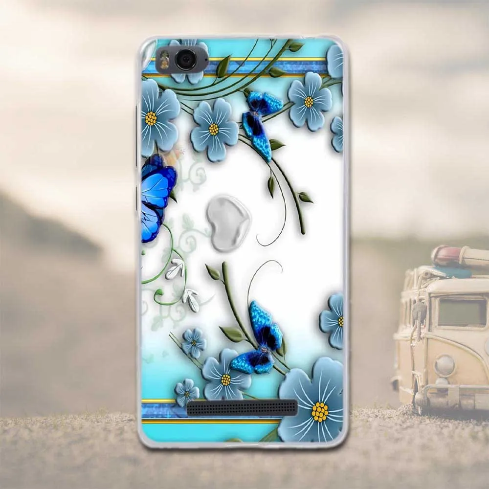 Мягкий чехол для Xiaomi Mi 4i 4c Mi4i Mi4c M4i M4c с рисунком декораций защитный из ТПУ сумки |