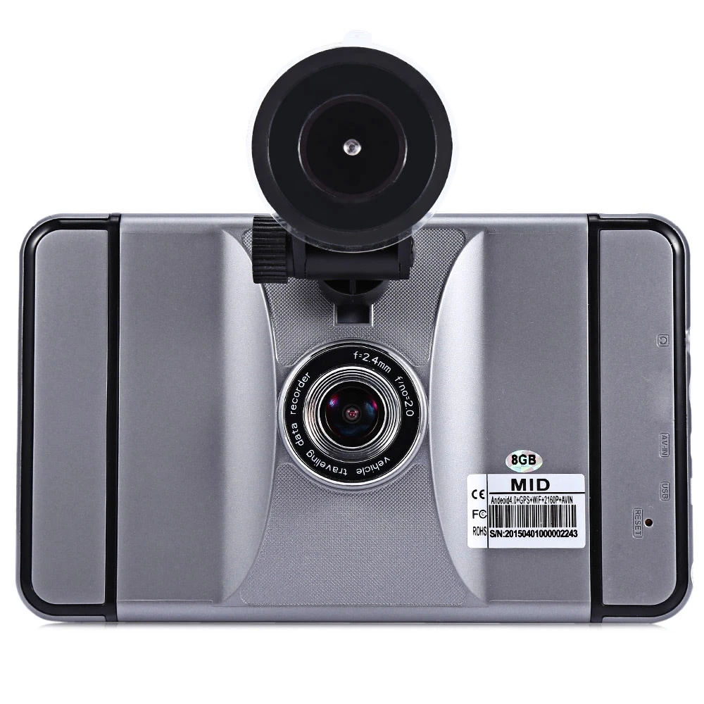 7 дюймов автомобиля Android DVR Сенсорный экран видео плеер Wi Fi HD 1080P Автомобильный