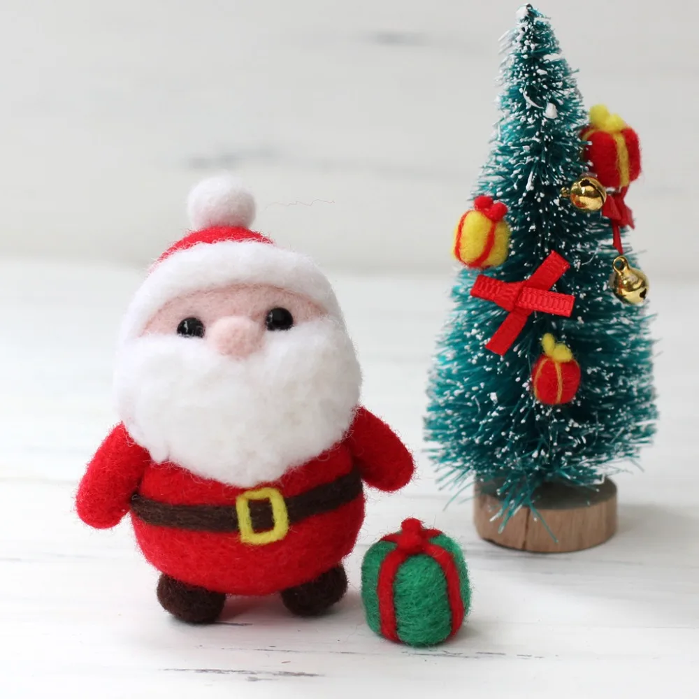 Santa Claus Christmas handmade DIY felt for gift gifts my boyfriend materials package mail | Дом и сад
