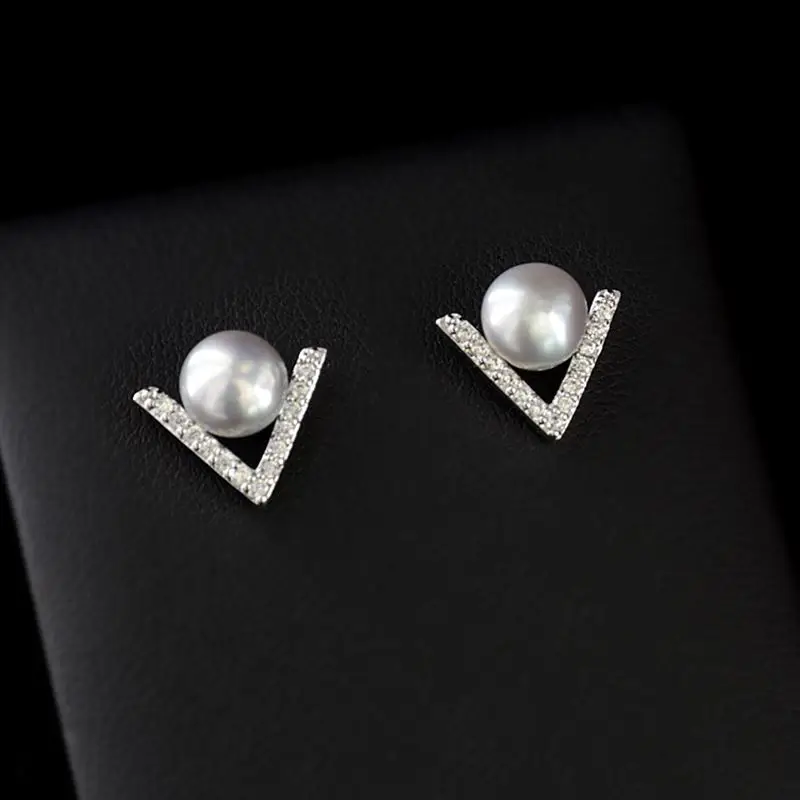 Серьги гвоздики элегантные серьги с искусственным жемчугом Brincos boucle d'oreille 2018