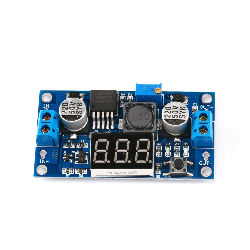 LM2577 DC Повышающий Модуль преобразователь Цифровой Вольтметр дисплей измеритель