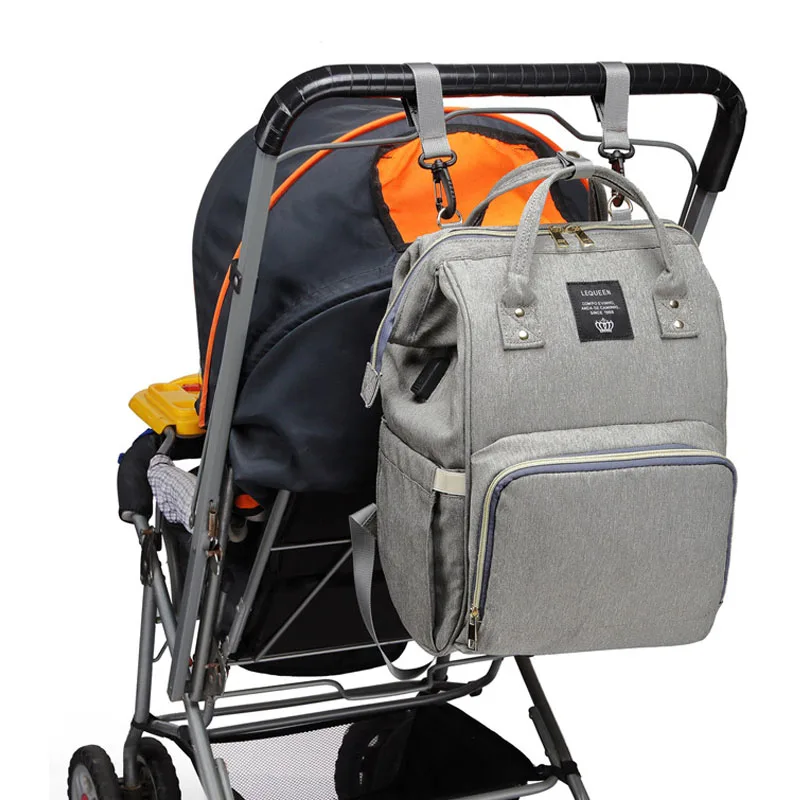 USB сумка для подгузников Большой Вместительный рюкзак мам водонепроницаемая