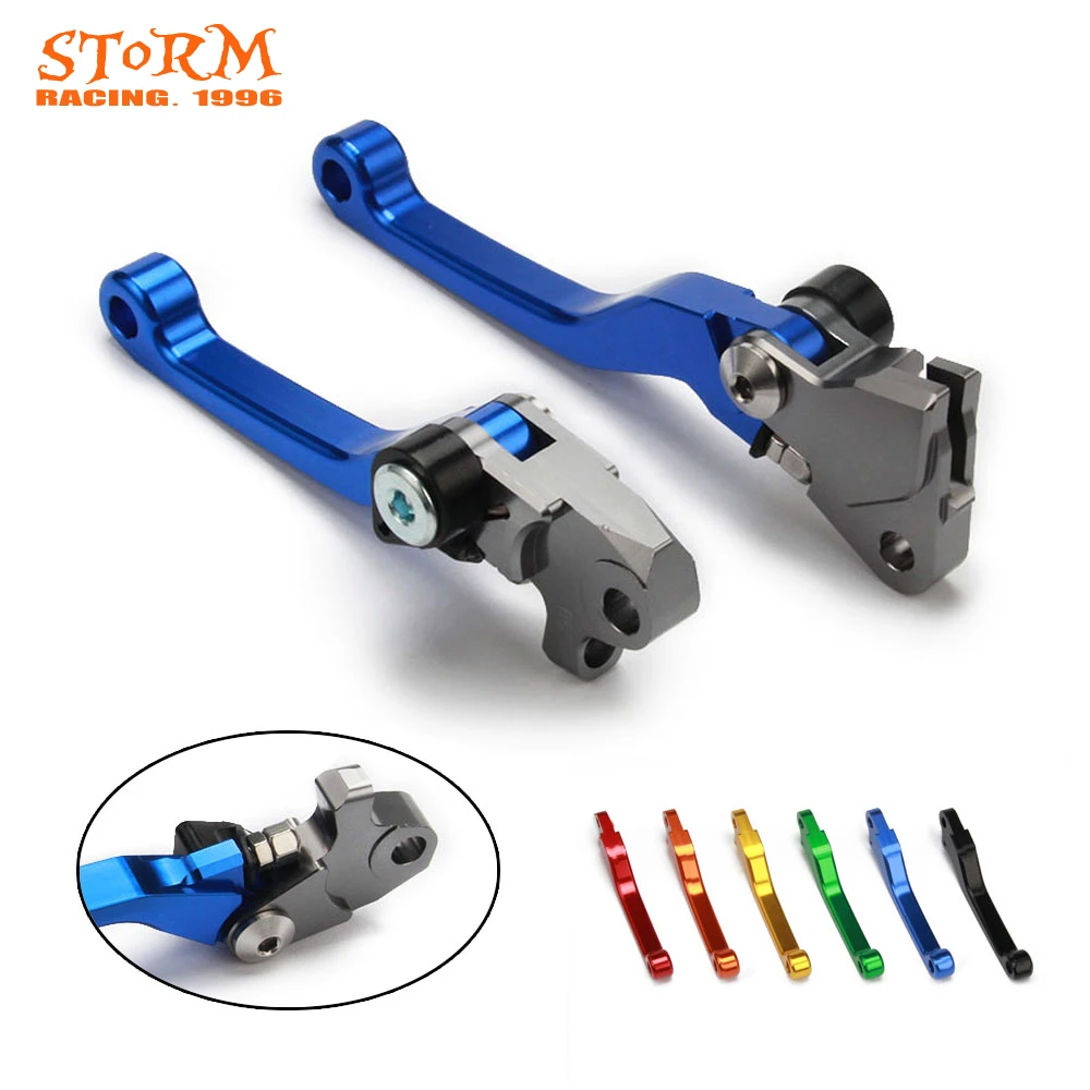 CNC Blue Pivot Dirt Foldable Bike Brake Clutch Levers For YAMAHA YZ125 250 YZ250F YZF250 YZ250X YZ 426F 450F YZ-F 2009-2020 2021 |