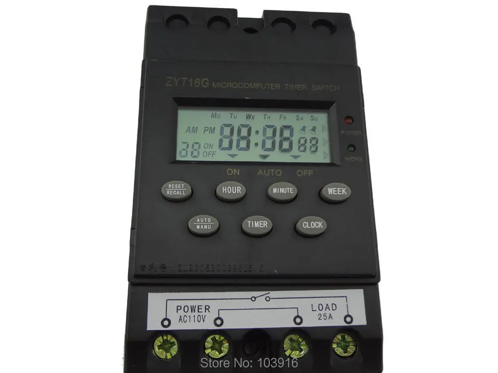 10 шт. программируемый таймер с ЖК дисплеем 110 В 25 А|switch timer|controller controlswitch switch |