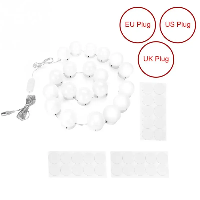 Косметическое зеркало косметическое LED освещение 20 led затемнение Blubs Зеркало