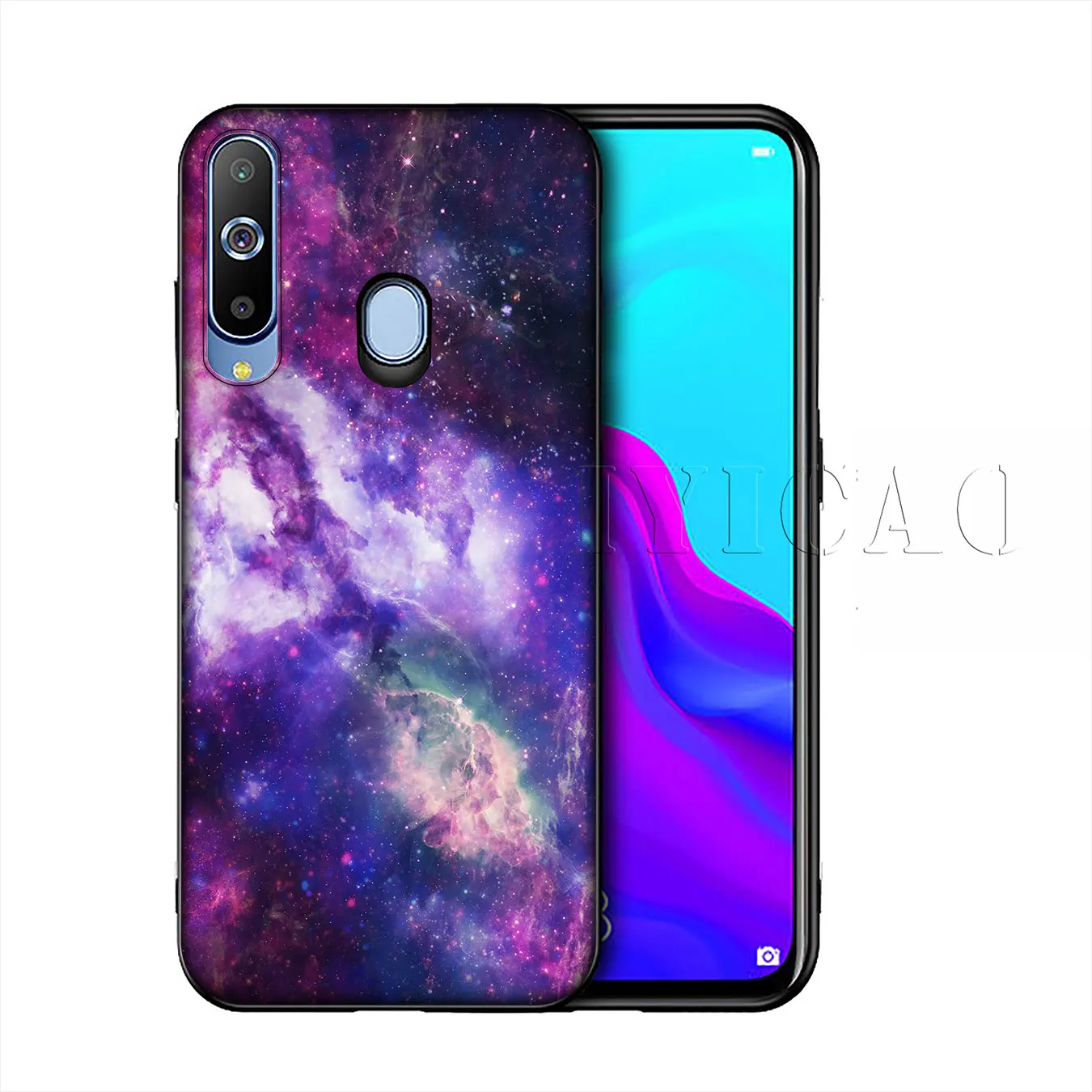 IYICAO фиолетовый мягкий силиконовый чехол для Samsung Galaxy A70 A60 A50 A40 A30 A20 A10 A50S A40S A30S A20E A10S