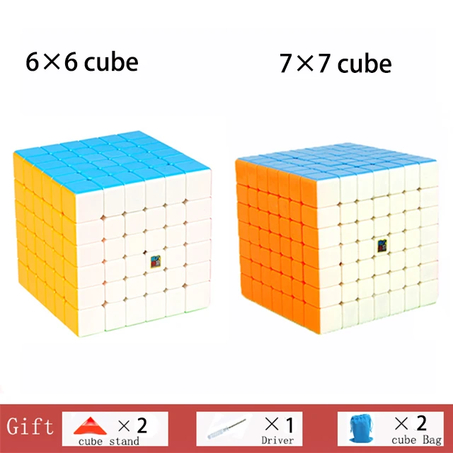 6-7 Магический кубик 3х3х3, 2x2x2 4x4x4 5x5x5, 6x6x6 7x7x7 брелок Cubo Magico, 2x2/oneplus 3/OnePlus x 3 4x4 5x5 6x6 7x7 головоломка куб сумка подставка игрушка малыш - Цвет: 6-7