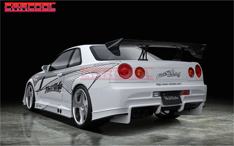 Запчасти для автотюнинга R34 GTR Velside GT FRP комплект из стекловолокна (бамперы +