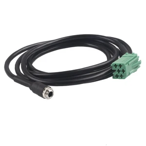 Aux Кабель-адаптер, мини-кабель со штекером 3,5 мм для Renault Clio Megane Scenic 2005-2012, радио, CD-плеер