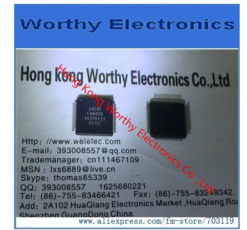 

Free shipping 10PCS/LOT TQFP-64 FW802B-DB
