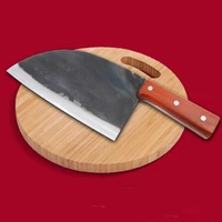 handmade forged chef knife clad steel forged chinese cleaver professional kitchen knives meat vegetables slicing chopping tool