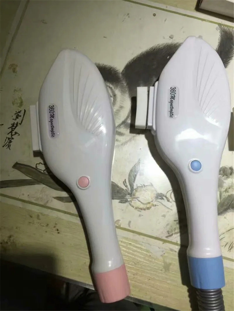 Прямая ручка 360 магнитная для удаления волос + специальная кожи 2 шт. |