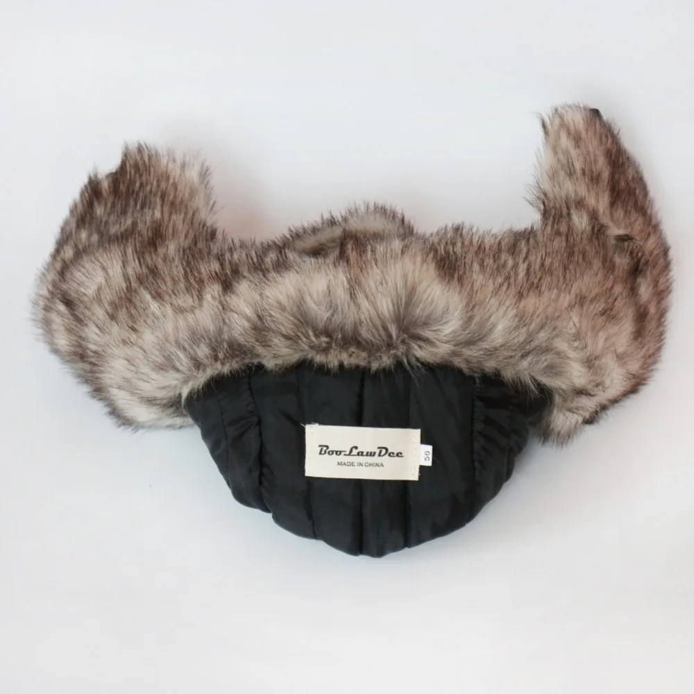 Boolawdee российская женская и Мужская Зимняя шерстяная смесь шапка ушанка для