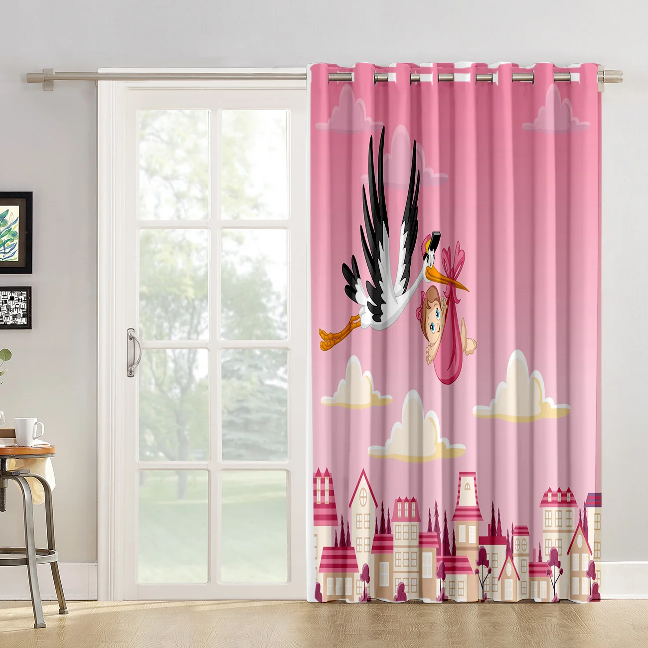 COCOHouse Dreamy Eagle для девочек с героями мультфильмов занавески комнаты большие