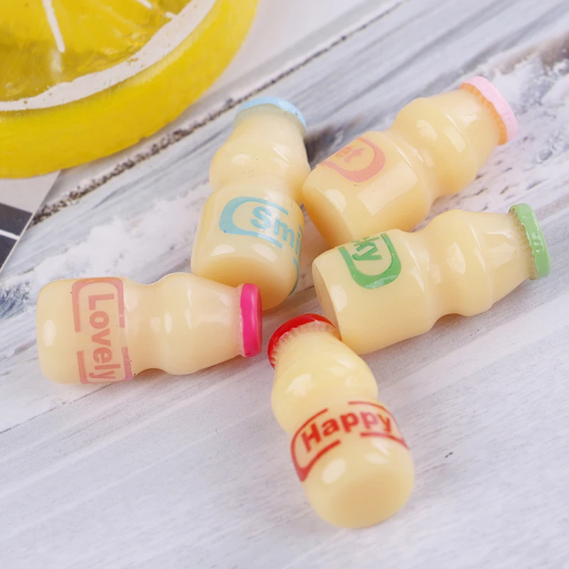 5 шт. 1:12 кукольный домик миниатюрная мини чашка для молока Yakult полимерные чашки