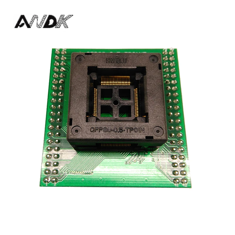 TQFP80 FQFP80 QFP80 к DIP80 программирующая розетка OTQ 80 0.5 02B шаг 0 5 мм IC Размер корпуса 12x12
