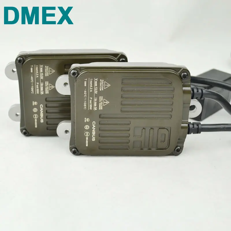 DMEX OEM 2 шт. 100% DSP и смарт блок декодер 55 Вт AC тонкий ксеноновые HID Canbus балластный