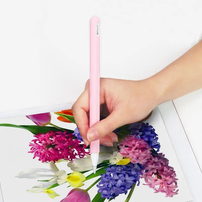 Защитный чехол из мягкого силикона с сцепление кожного покрова для Apple Pencil 2nd