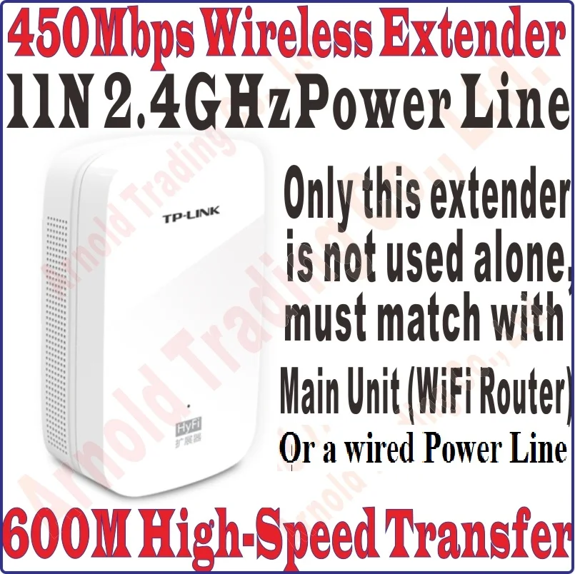 TP-Link 802.11N 450Mbps WiFi Power Line KIT Wireless PowerLine Adapter Network Extender Hotspot 450mbps Router PROM10 | Компьютеры и