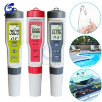 professional ph tds ec temp temperature meter digital water quality monitor tester for pools drinking water aquariums household