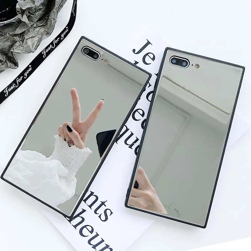 Kerzzil зеркальный чехол из закаленного стекла для телефона iPhone 11 Pro X XR XS MAX