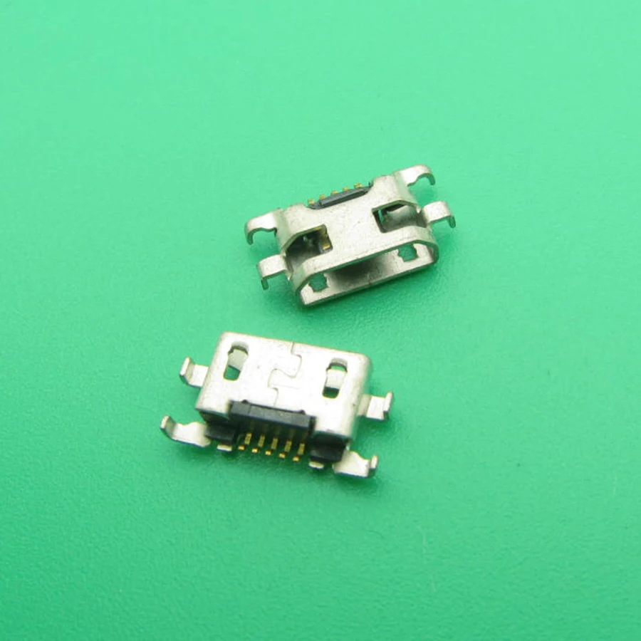 100 шт. для Alcatel One Touch 4015 4032 5050X 5050Y 4033 6012D 6035R 7050Y Pop S9 micro USB type-B разъем подключения