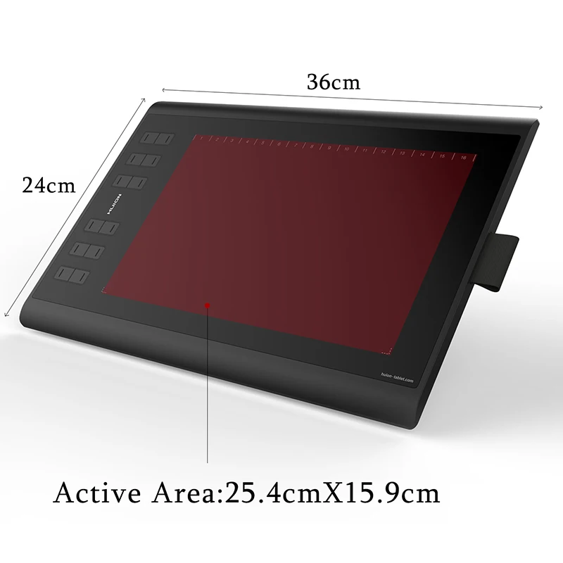 Цифровой графический планшет Huion 1060 Plus с уровнем 8192 5080 LPI перчаткой 8 Гб памяти в