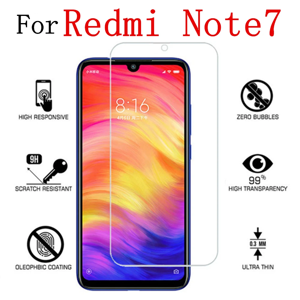 Защитное стекло для экрана xiaomi redmi note 7 redme note7 readmi red mi xiaomei Защитная пленка