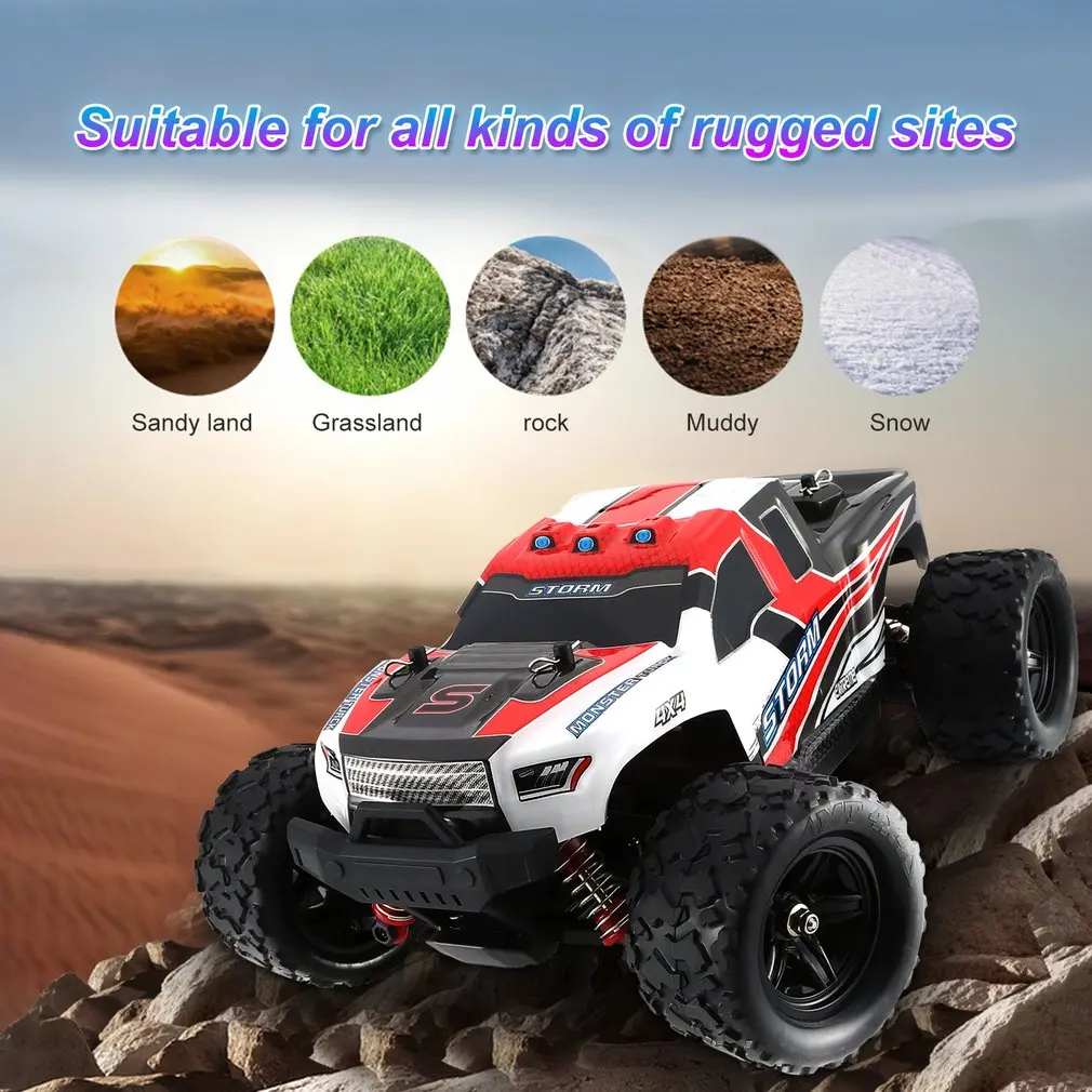 Радиоуправляемая машина 2 4G 1/18 Monster Truck машинка с дистанционным управлением