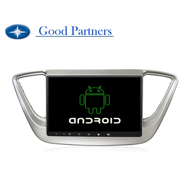 Авторадио 9 дюймов Android автомобильный мультимедийный плеер для hyundai Accent Solaris Радио