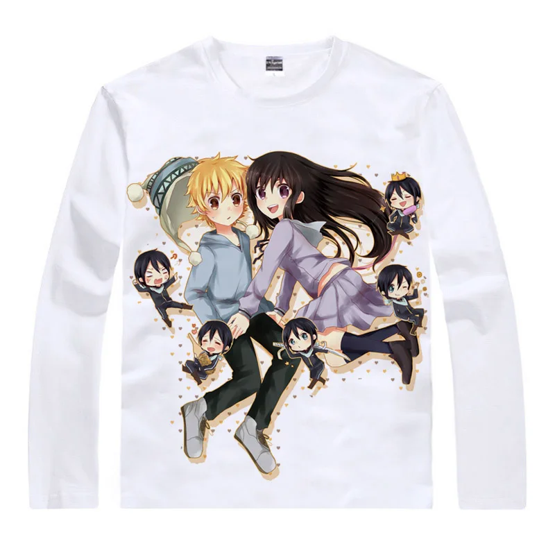 Coolprint японский Футболка с изображением в стиле аниме Noragami бродячая Бог футболки