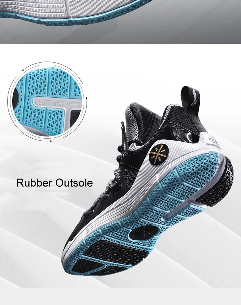Li-Ning/мужские баскетбольные кроссовки серии Wade 6TH, дышащая подкладка, спортивная обувь ABAP017 XYL252